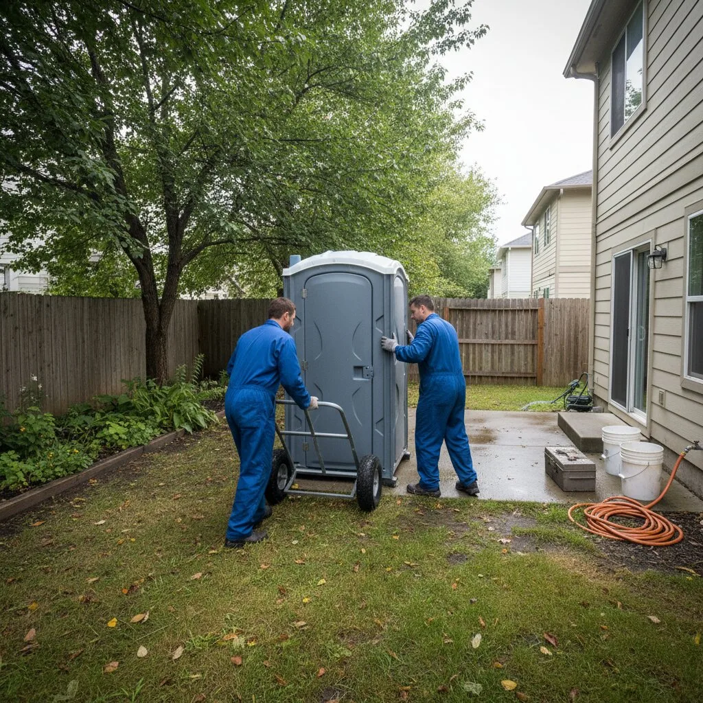 Timothy Portable toilet Greensboro in Greensboro